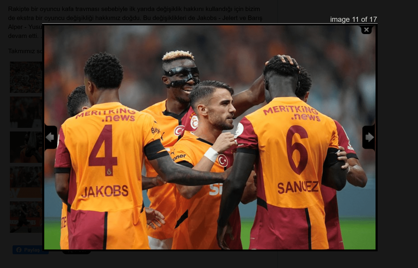 Galatasaray.rog Meritking reklamı
