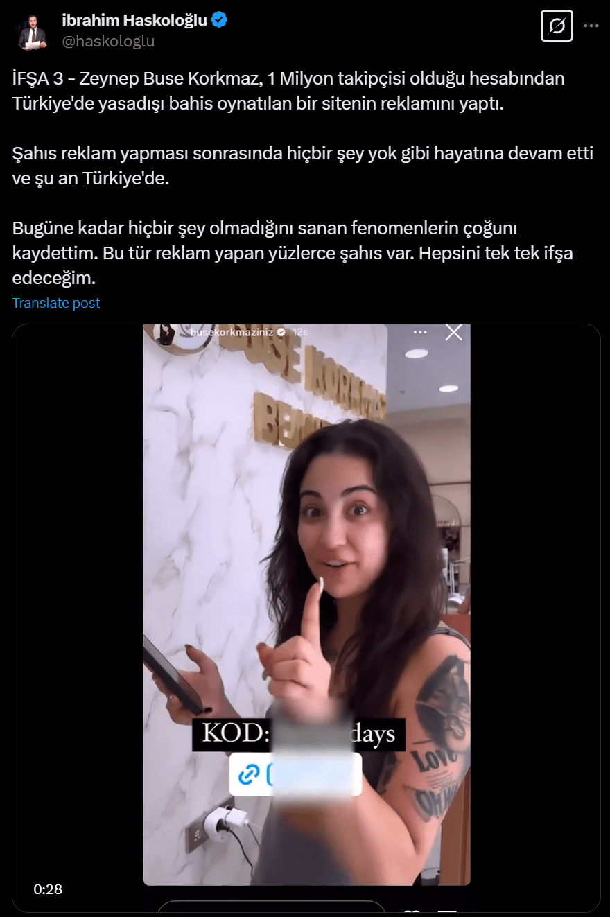 İbrahim Haskoloğlu İfşa ZBK