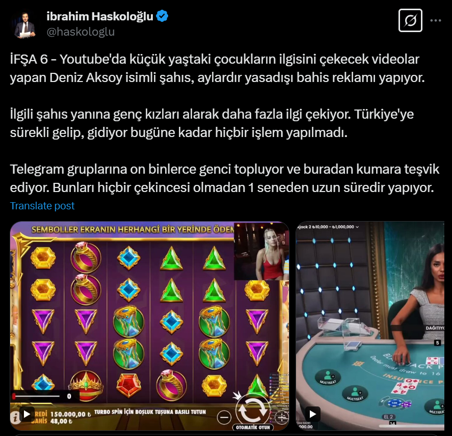 İbrahim Haskoloğlu İfşa Deniz