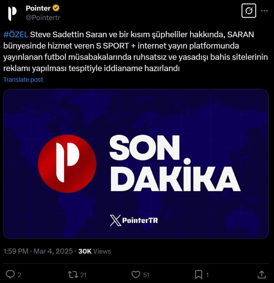 Pointer bahis paylaşımı