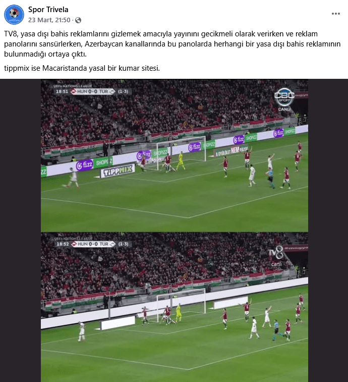 TV8, Macaristan-Türkiye Macar yayını