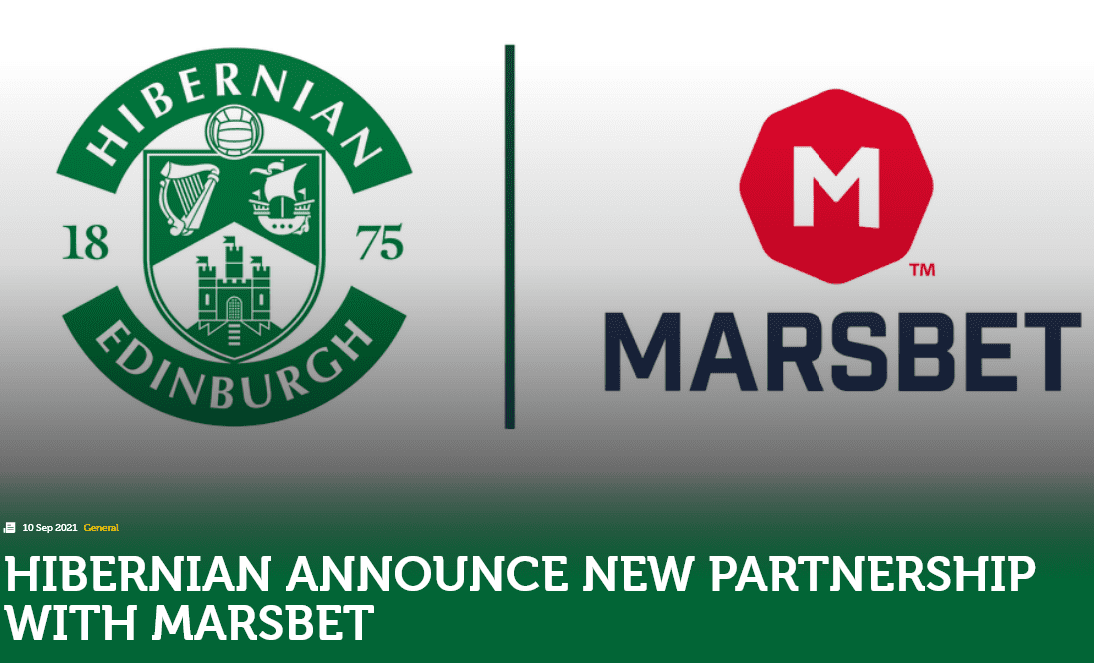 Marsbet Hibernian anlaşması