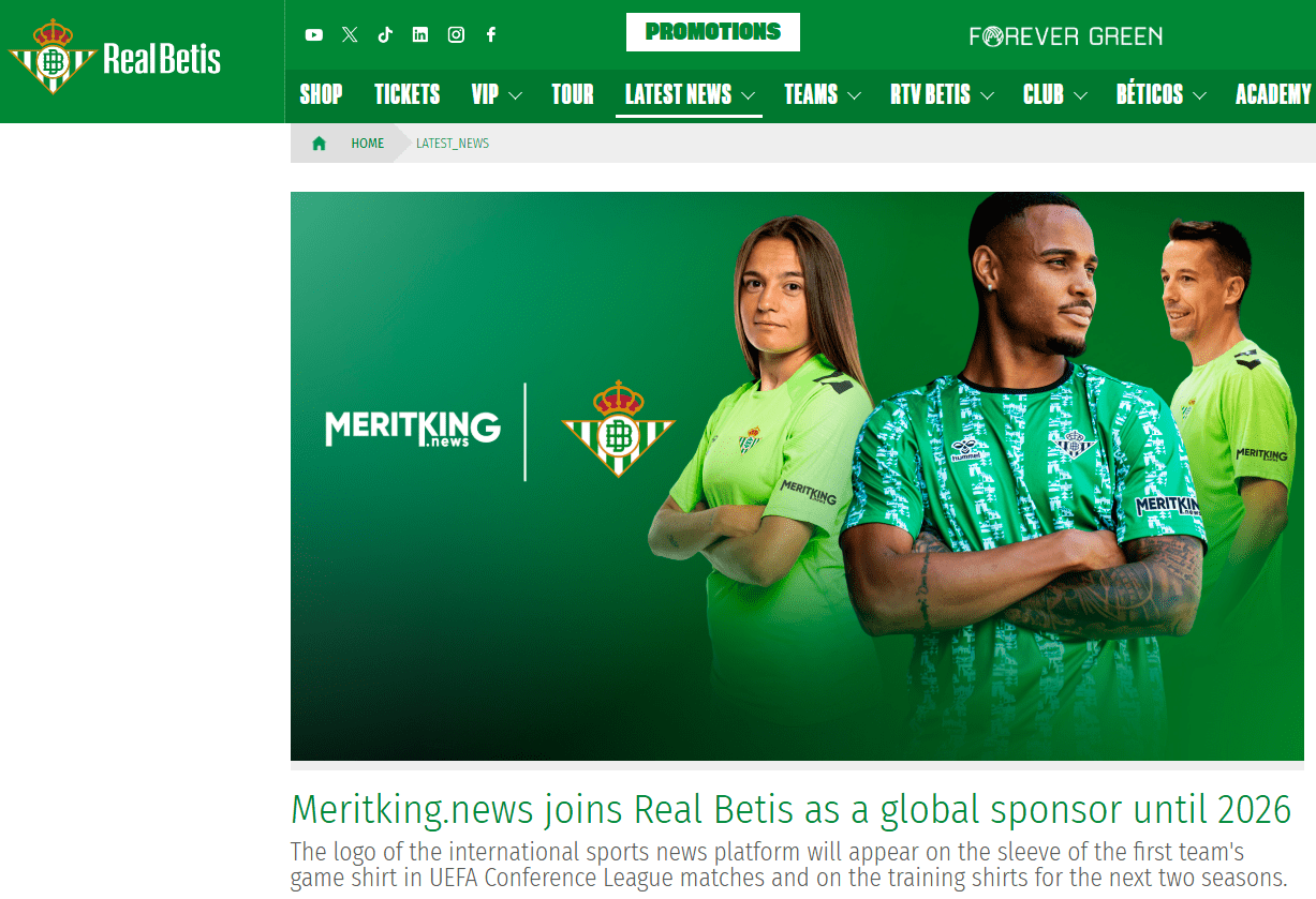 Meritking Real Betis