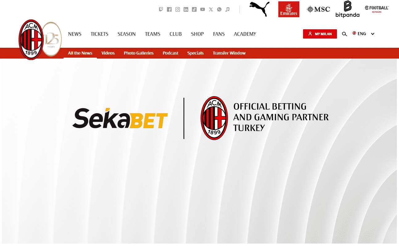 Sekabet AC Milan